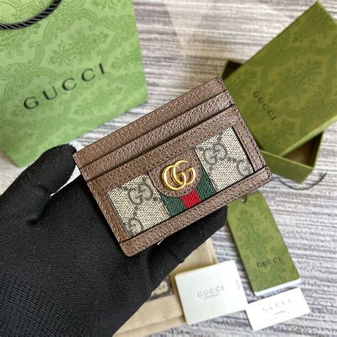 porta carte donna gucci|porta carte Gucci.